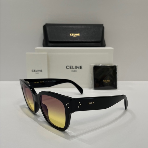 CELINE Bold 3 Dots CL50066i Black Sunglasses 100% AUTHENTIC